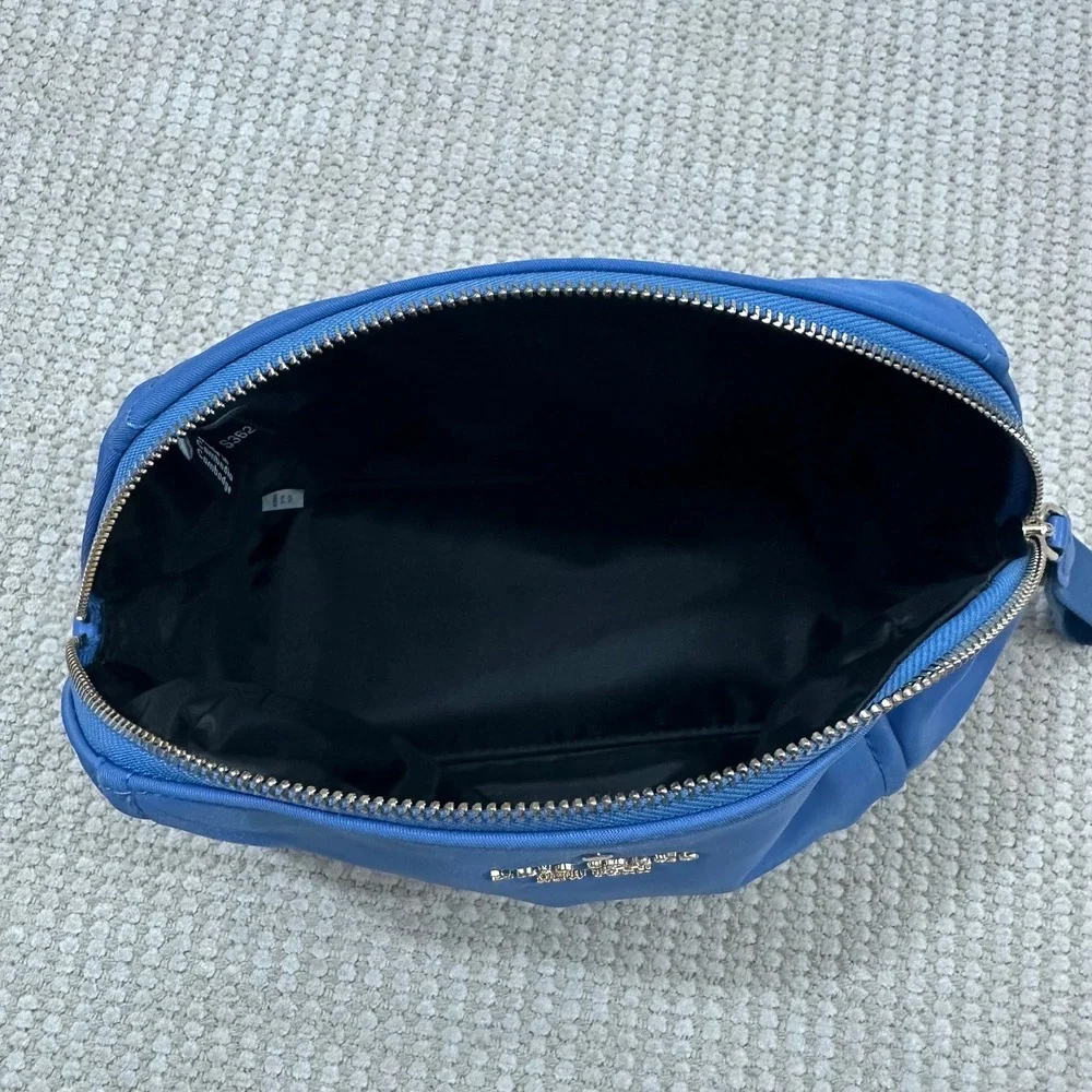 Kate Spade New York Nylon Cosmetic Pouch Royal Blue‎ M Chelsea Makeup Bag